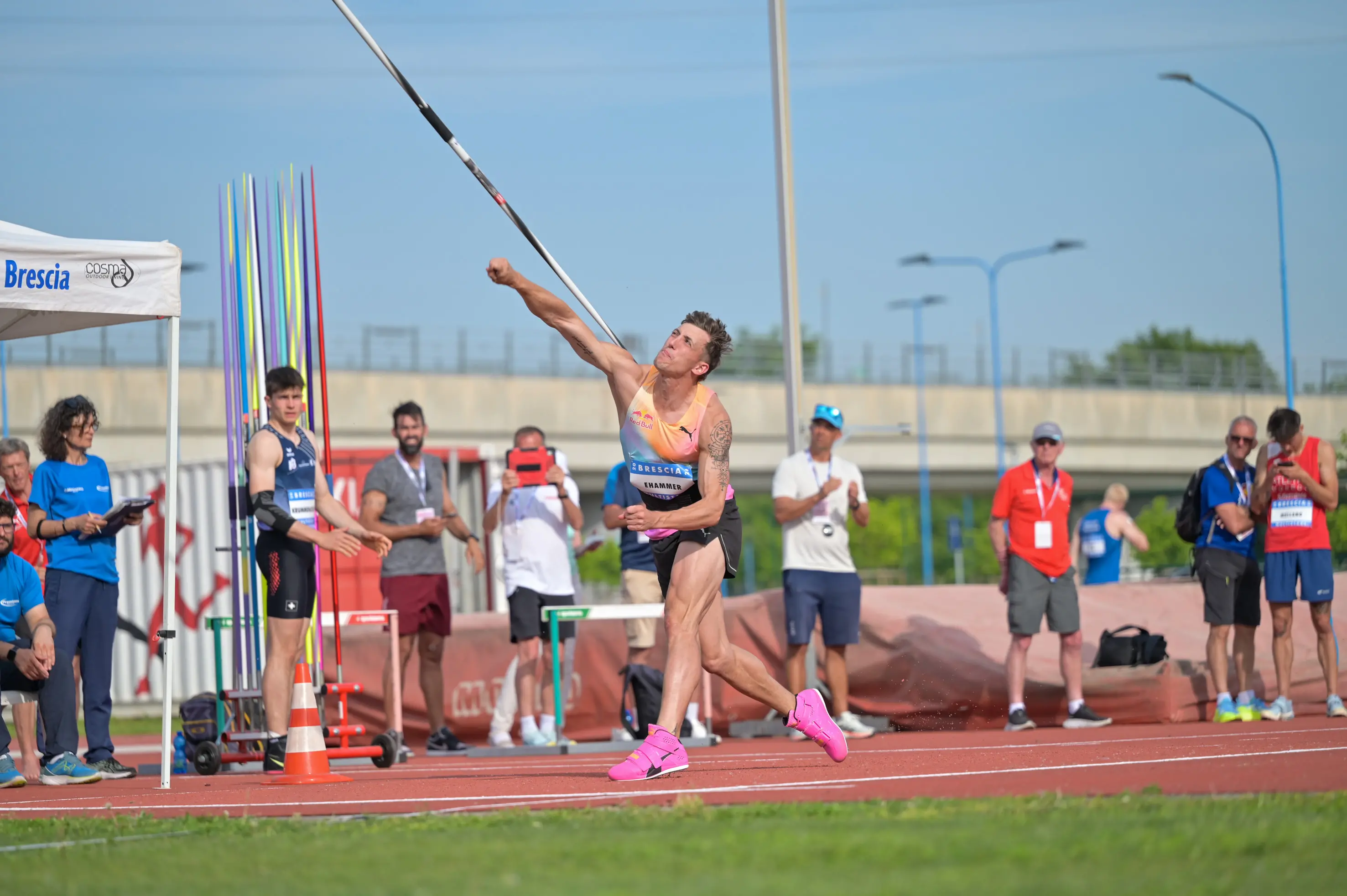 SPORT ATLETICA MULTISTARS  2026 domenica nella foto lancio del giavellotto Ehammer 26-04-2026 uberti@newreporter
