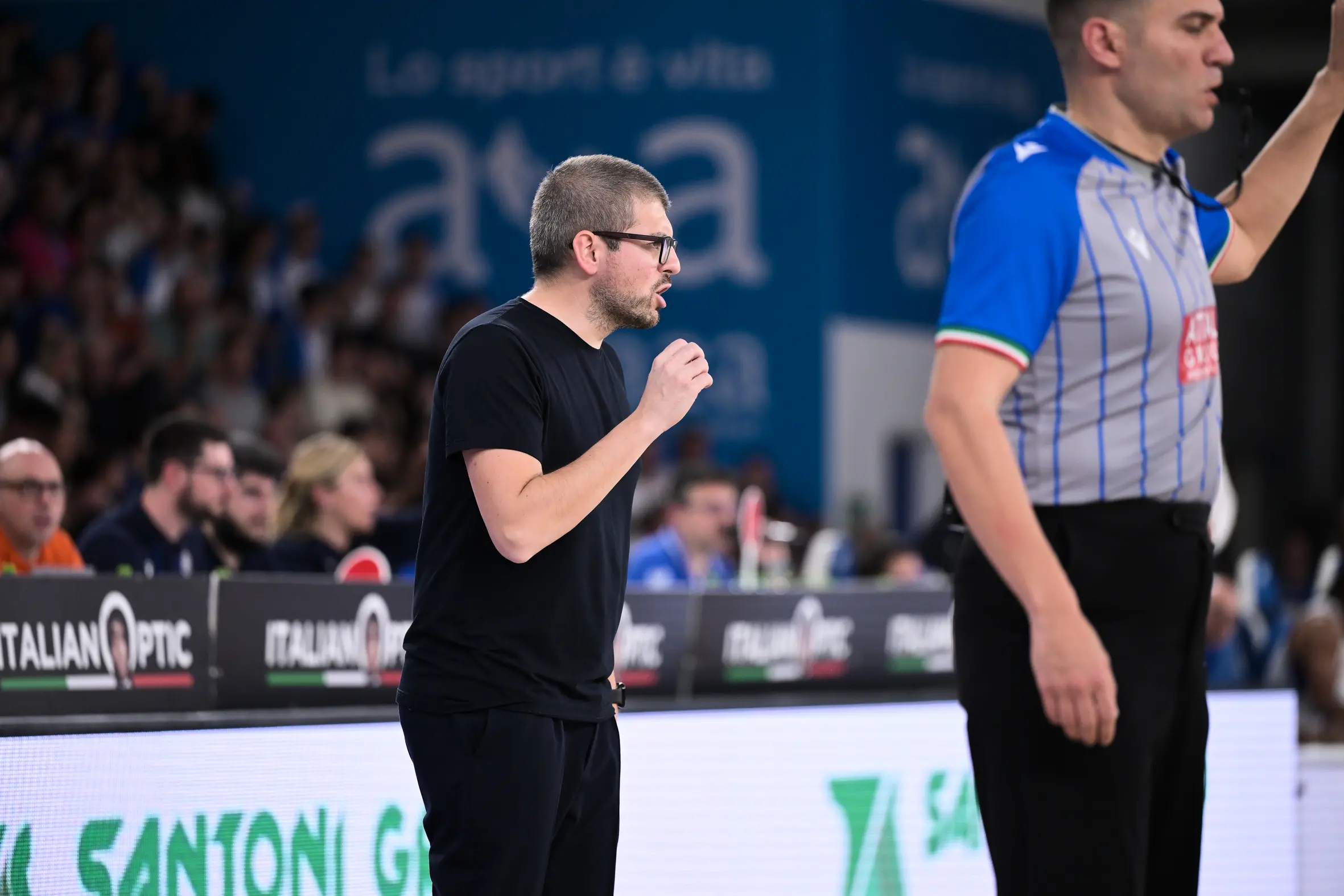Basket, gli scatti di Germani-Treviso