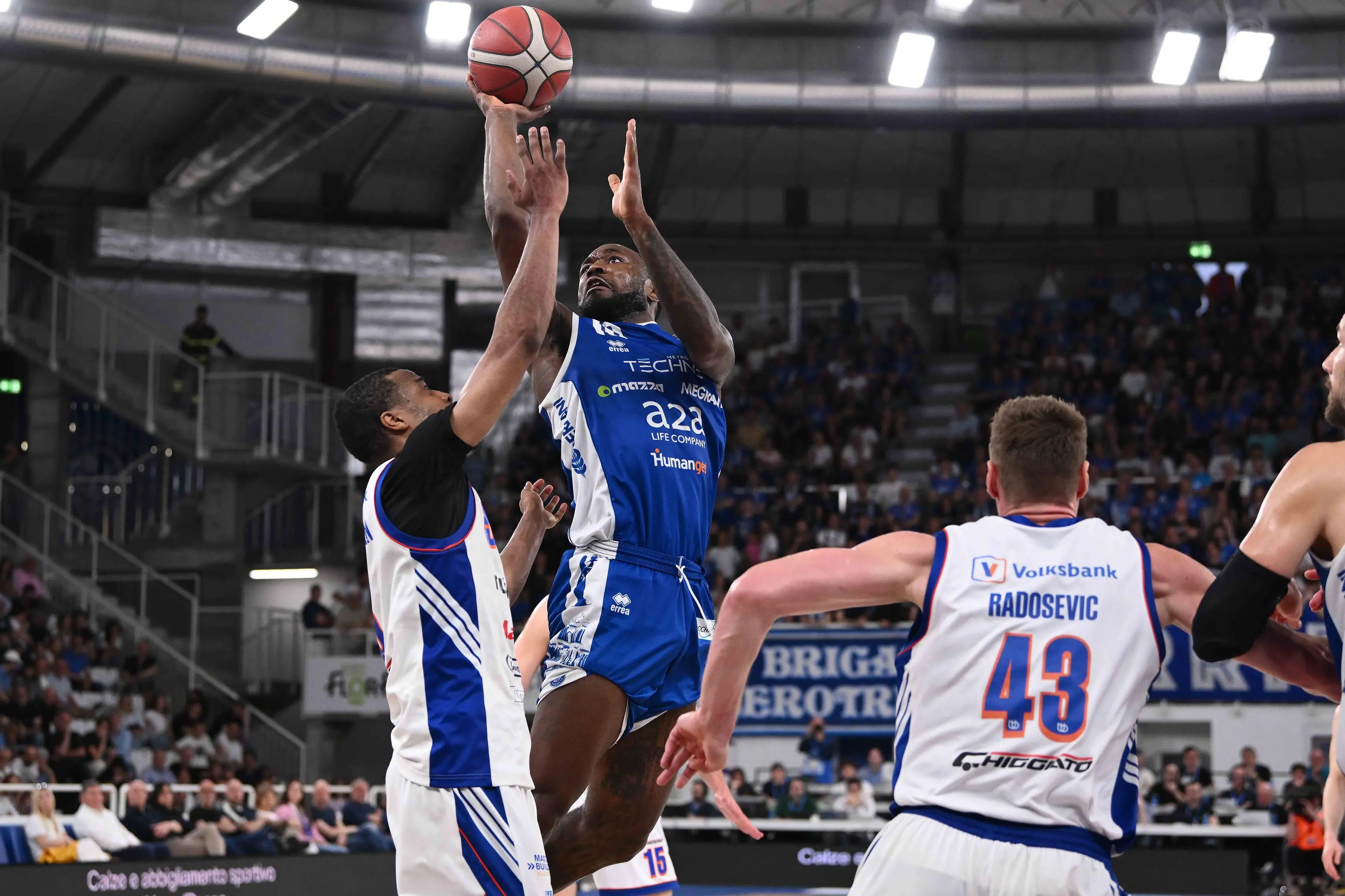 Basket, gli scatti di Germani-Treviso