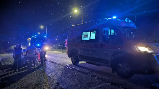 Ieri sera i soccorsi intervenuti sul posto dell'incidente - © www.giornaledibrescia.it