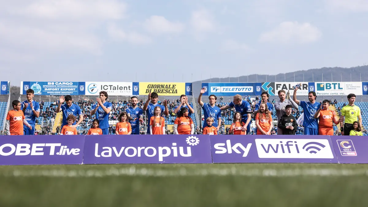 Il Brescia contro l'Ospitaletto - Foto New Reporter Comincini © www.giornaledibrescia.it