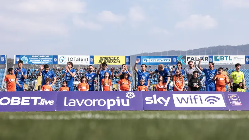 Il Brescia contro l'Ospitaletto - Foto New Reporter Comincini © www.giornaledibrescia.it