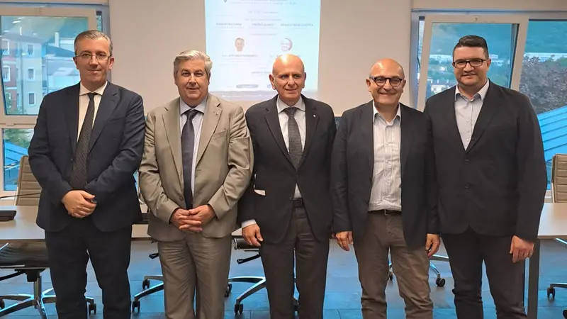 I relatori dell’incontro a Lumezzane