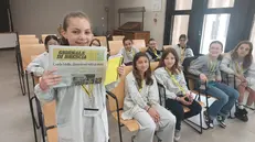 La 5A dell’istituto Santa Maria degli Angeli di Brescia in visita al GdB