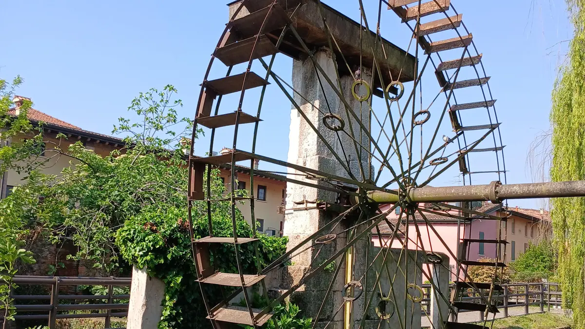 La grande e antica noria - © www.giornaledibrescia.it