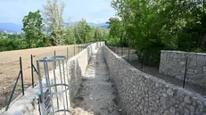 Fine lavori di regimazione in via val di Fassa