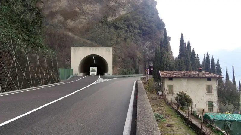 Come dovrebbe essere la galleria tra Gargnano e Tignale - Foto Anas