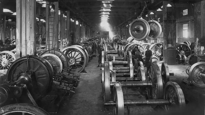 Rucchini Rs, una foto dello stabilimento dei primi del '900