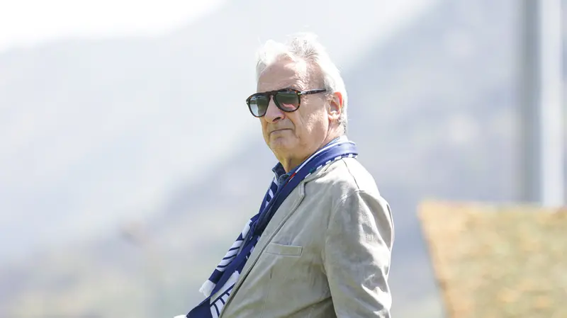 Il presidente dell'Union Brescia Giuseppe Pasini guarda al futuro - © www.giornaledibrescia.it