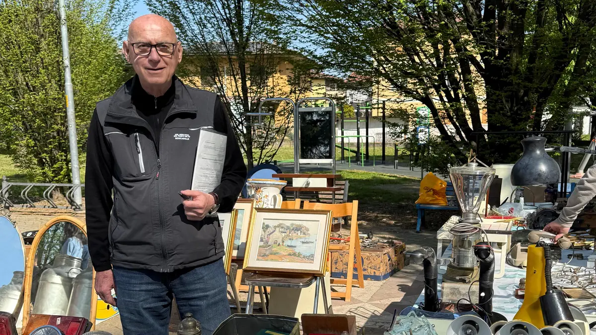 Giuseppe Chizzolini, patron del Mercatino del tempo che fu di Roncadelle
