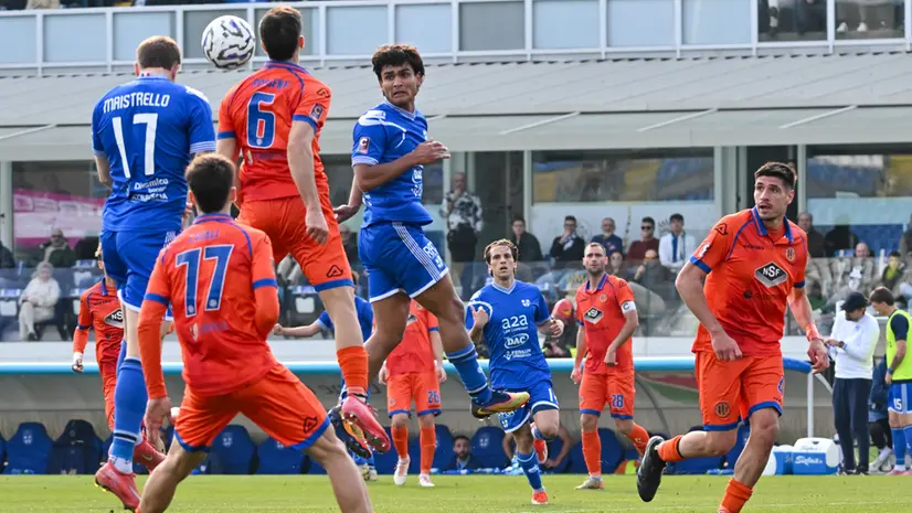 Uno scatto dell'ultima sfida tra Brescia e Ospitaletto - Foto New Reporter Pasotti © www.giornaledibrescia.it