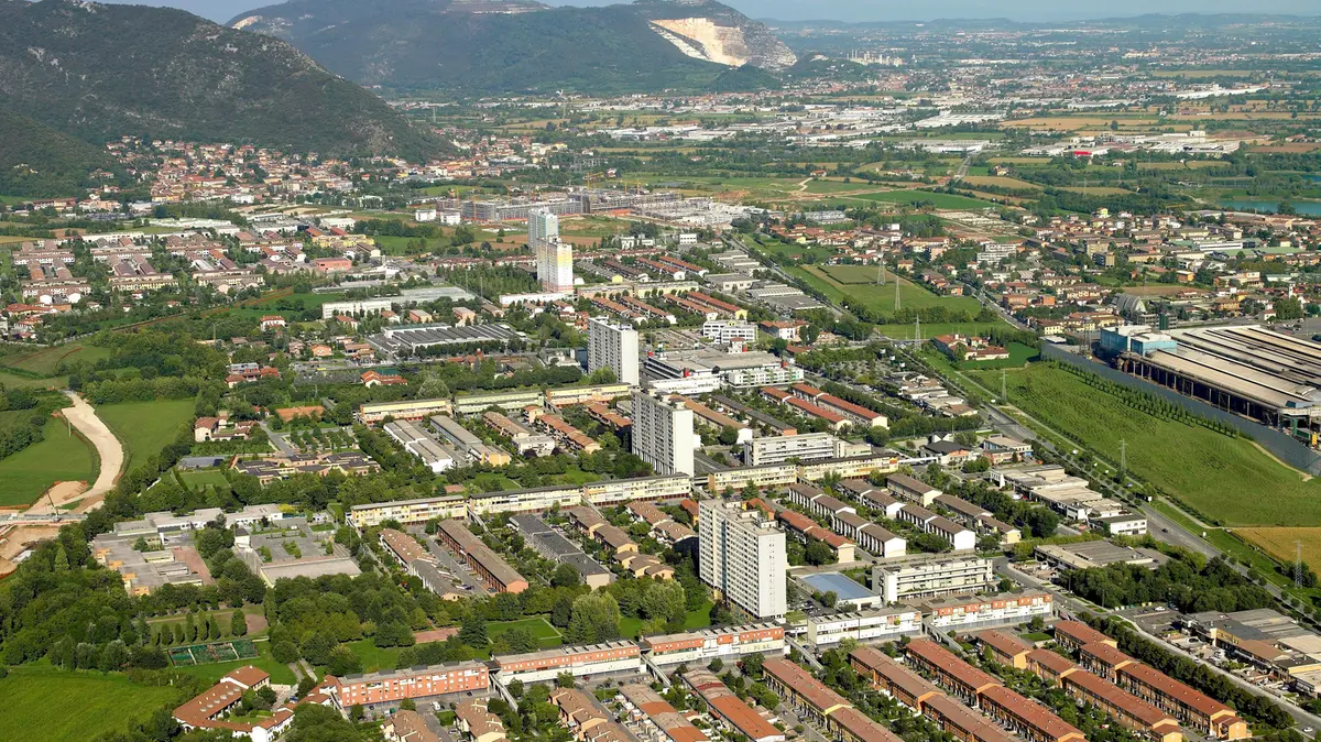 Una panoramica delle torri di San Polo, con l'ex Tintoretto -  © www.giornaledibrescia.it