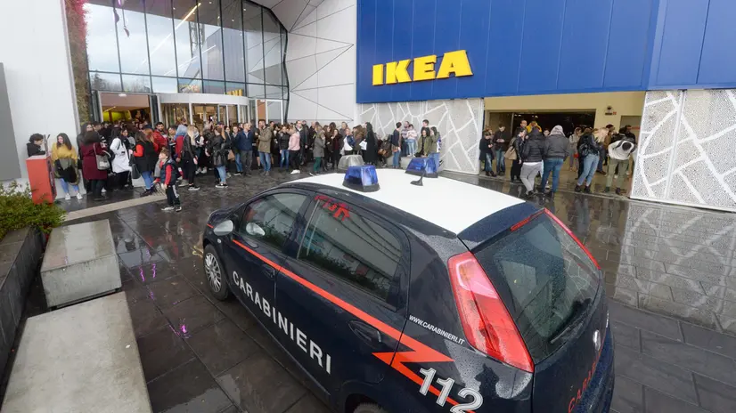 Un intervento dei carabinieri a Elnòs in una foto d'archivio