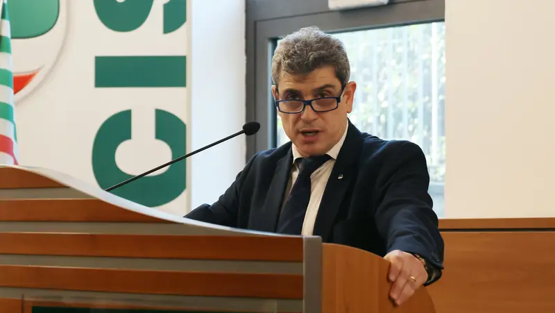 Il segretario della Cisl di Brescia, Alberto Pluda