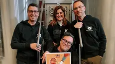 Il team del birrificio La Dama a Bedizzole