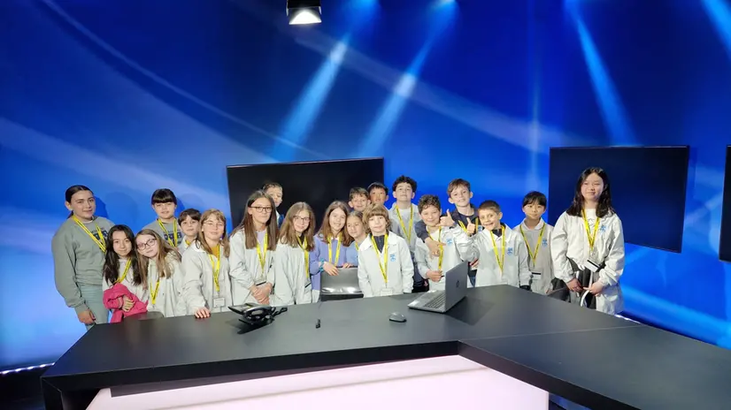 La 5B dell’istituto Santa Maria degli Angeli di Brescia in visita al GdB