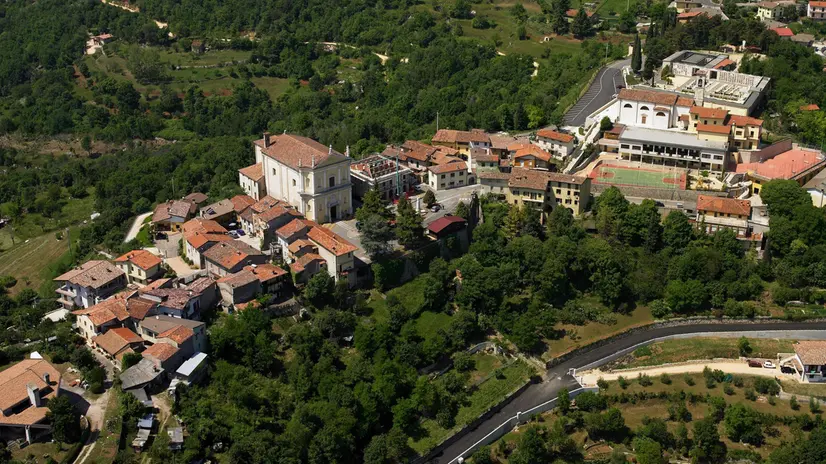 Una veduta aerea di Serle