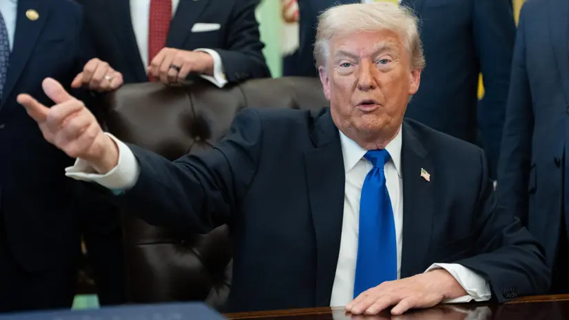 Il presidente Donald Trump - Foto Ansa © www.giornaledibrescia.it
