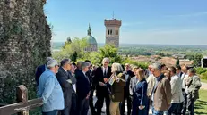 Il ministro del Turismo Gianmarco Mazzi a Lonato