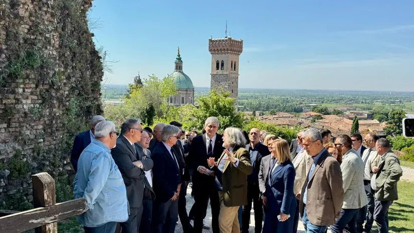 Il ministro del Turismo Gianmarco Mazzi a Lonato