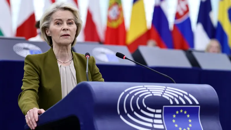 La presidente della Commissione europea Ursula von der Leyen - Foto Ansa © www.giornaledibrescia.it