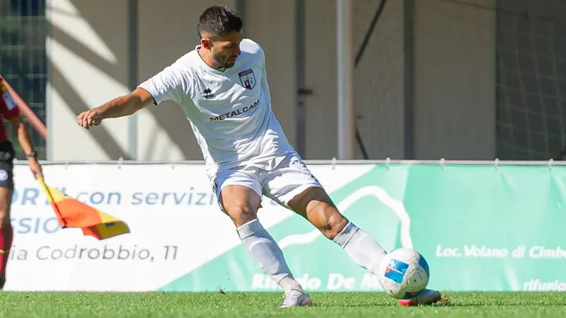 Castelli ha messo a segno la prima rete del Breno - Foto Newreporter Mazzocchi @ www.giornaledibrescia.it