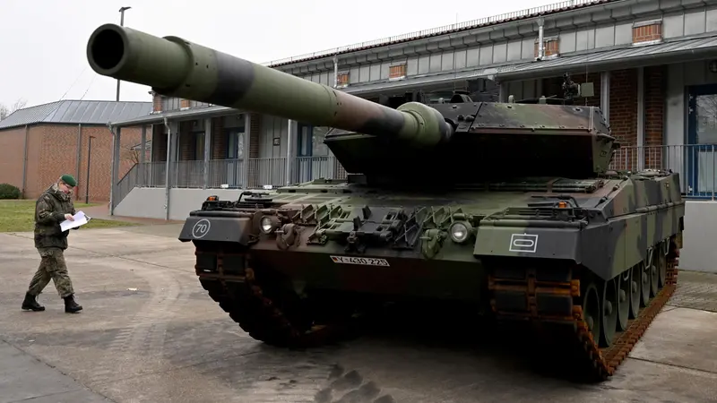 Un panzer Leopard 2
