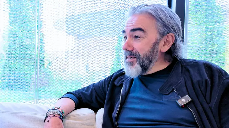 Lo chef bretone durante l'intervista
