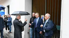 Strage, il sopralluogo in via Aleardi