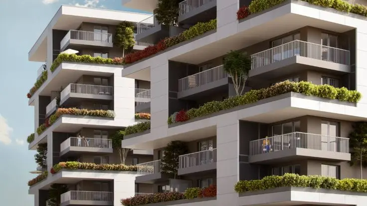 La terrazza diventa spesso lo spazio verde dell'appartamento