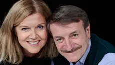 La bresciana Daniela Cristofori col marito Giacomo Poretti