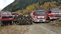 I Vigili del fuoco volontari di Vezza d'Oglio
