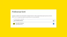Aggiungere il GdB alle fonti preferite è molto semplice