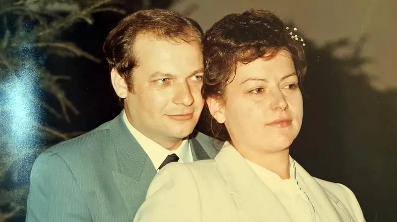 Tiberio Persavalli e Carla Copetti nel 1976