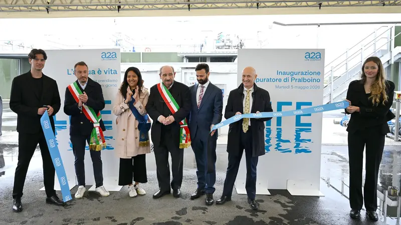 Inaugurazione del depuratore installato a Pralboino