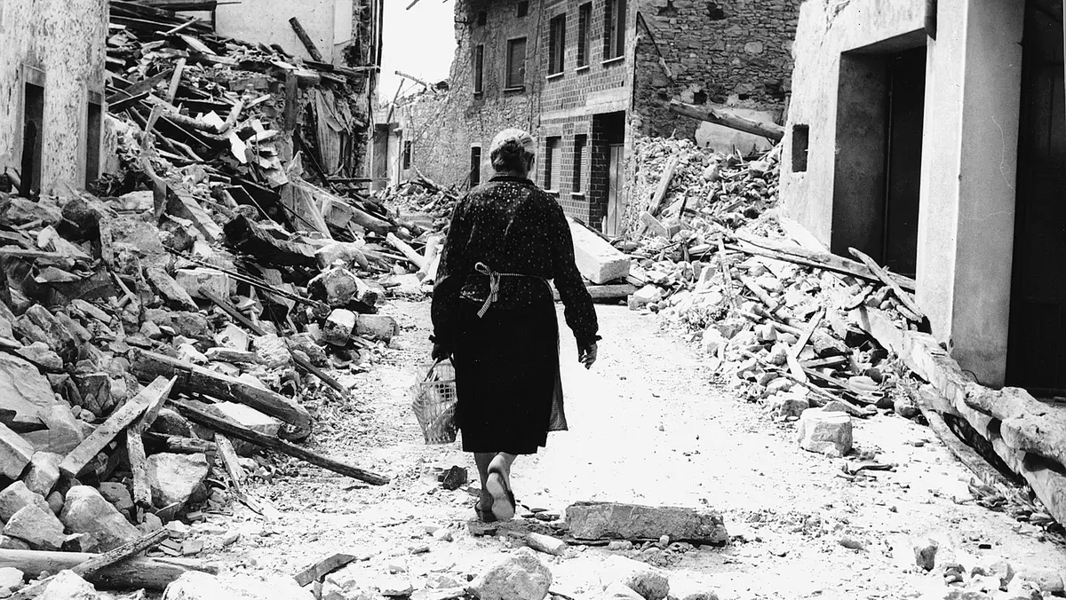 Il Friuli dopo il terremoto del 1976 - Foto Archivio Eden/GdB