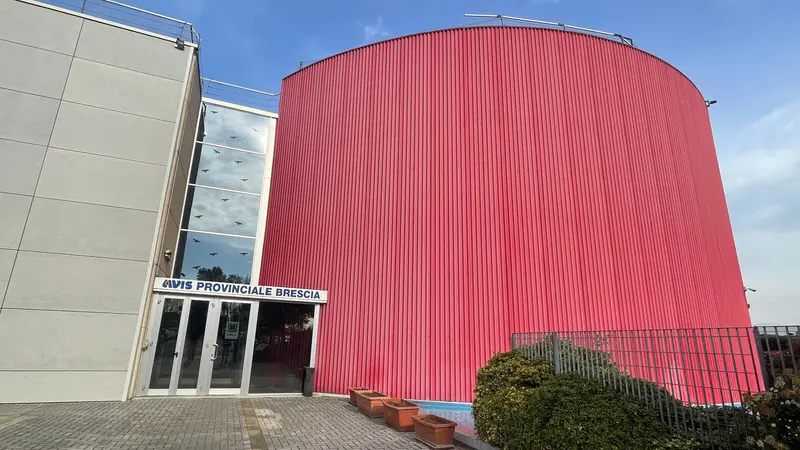 La sede dell'Avis provinciale di Brescia