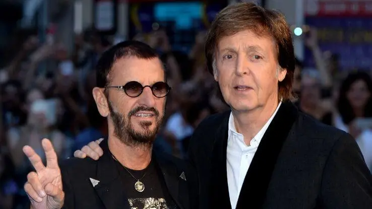 Paul McCartney e Ringo Starr - Foto di Sky TG24