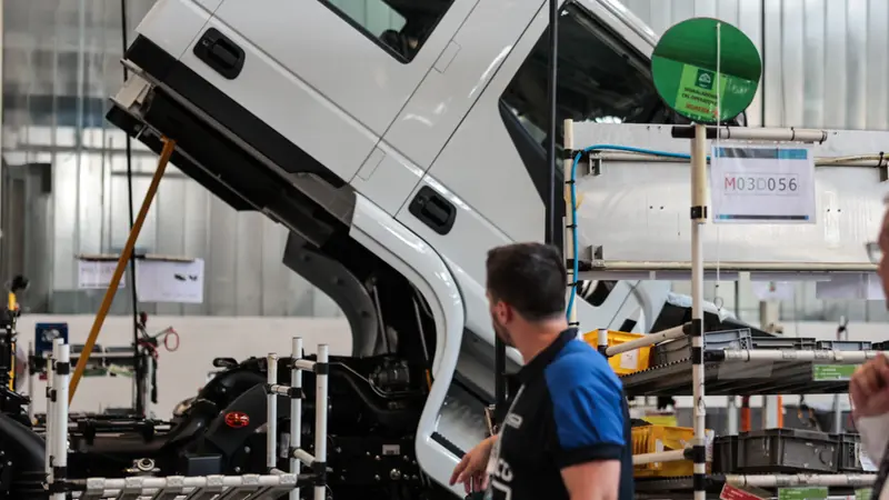 Lo stabilimento Iveco di via Volturno a Brescia