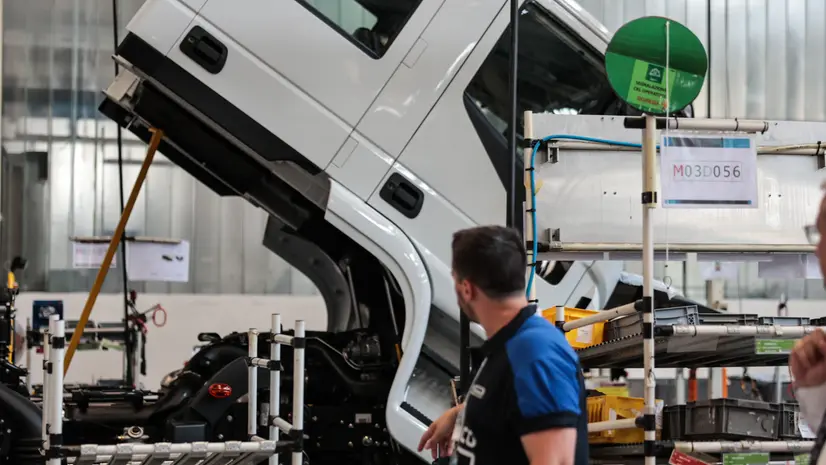 Lo stabilimento Iveco di via Volturno a Brescia