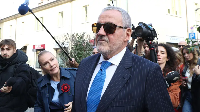 il giudice Mario Venditti in tribunale a Brescia per il riesame sul caso Garlasco, 14 ottobre 2025. Ansa Filippo Venezia