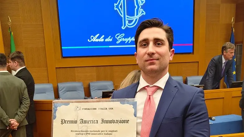 Il bresciano Duccio Santi riceve il premio America Innovazione alla Camera