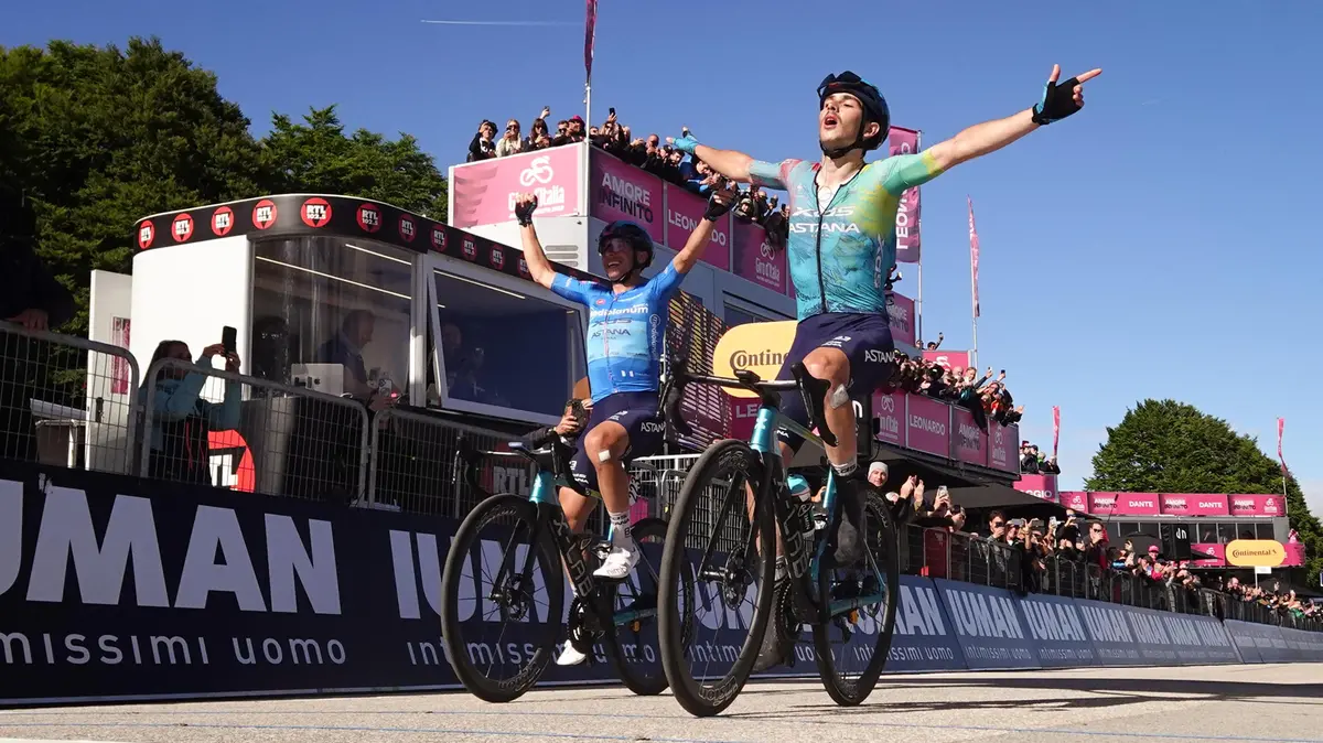 La vittoria di tappa di Christian Scaroni lo scorso anno