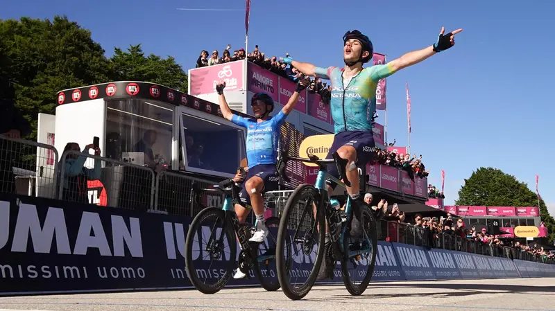 La vittoria di tappa di Christian Scaroni lo scorso anno