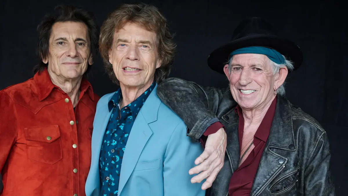 I Rolling Stones: Ron Wood, Mick Jagger, Keith Richards