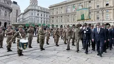 Adunata nazionale degli alpini: l'alzabandiera