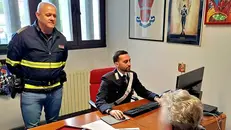 L'anziana denuncia la truffa