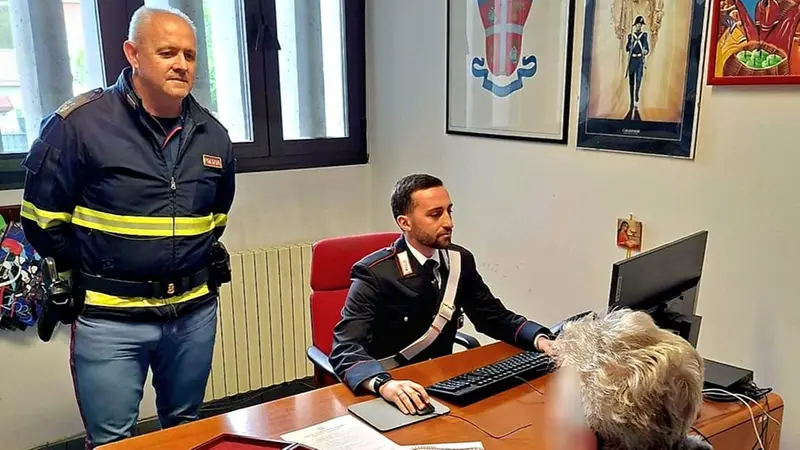 L'anziana denuncia la truffa