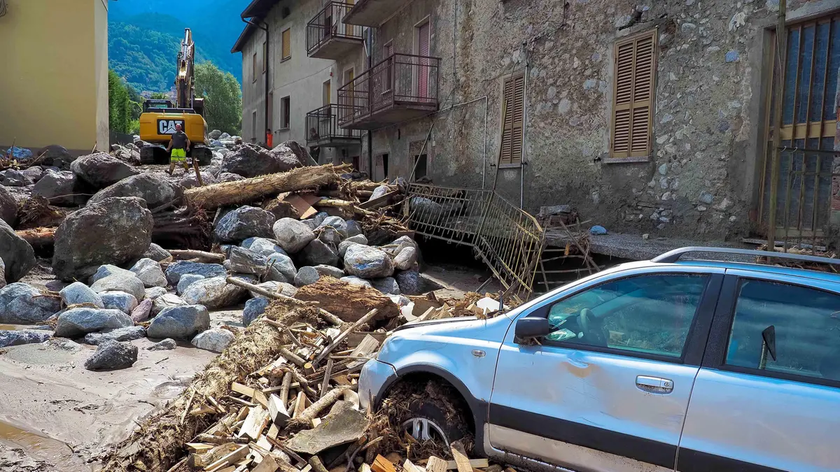 I comuni montani sono tra i più esposti a frane e smottamenti © www.giornaledibrescia.it