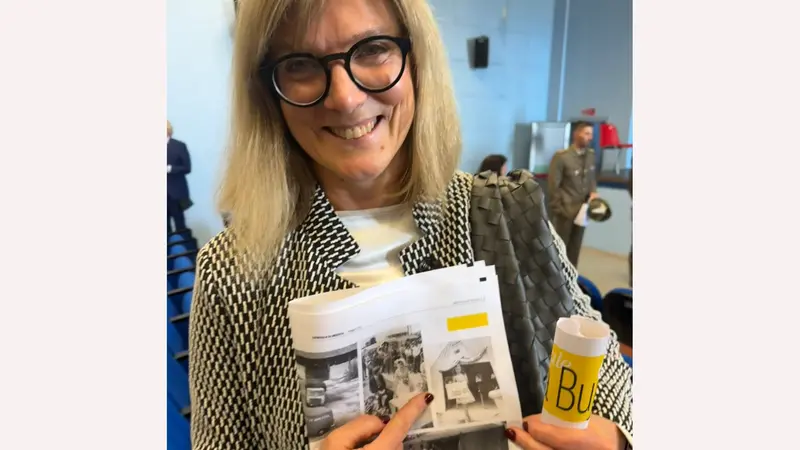 Sandra Tonino si riconosce bambina in una foto scattata nel 1976 e pubblicata nello speciale del GdB